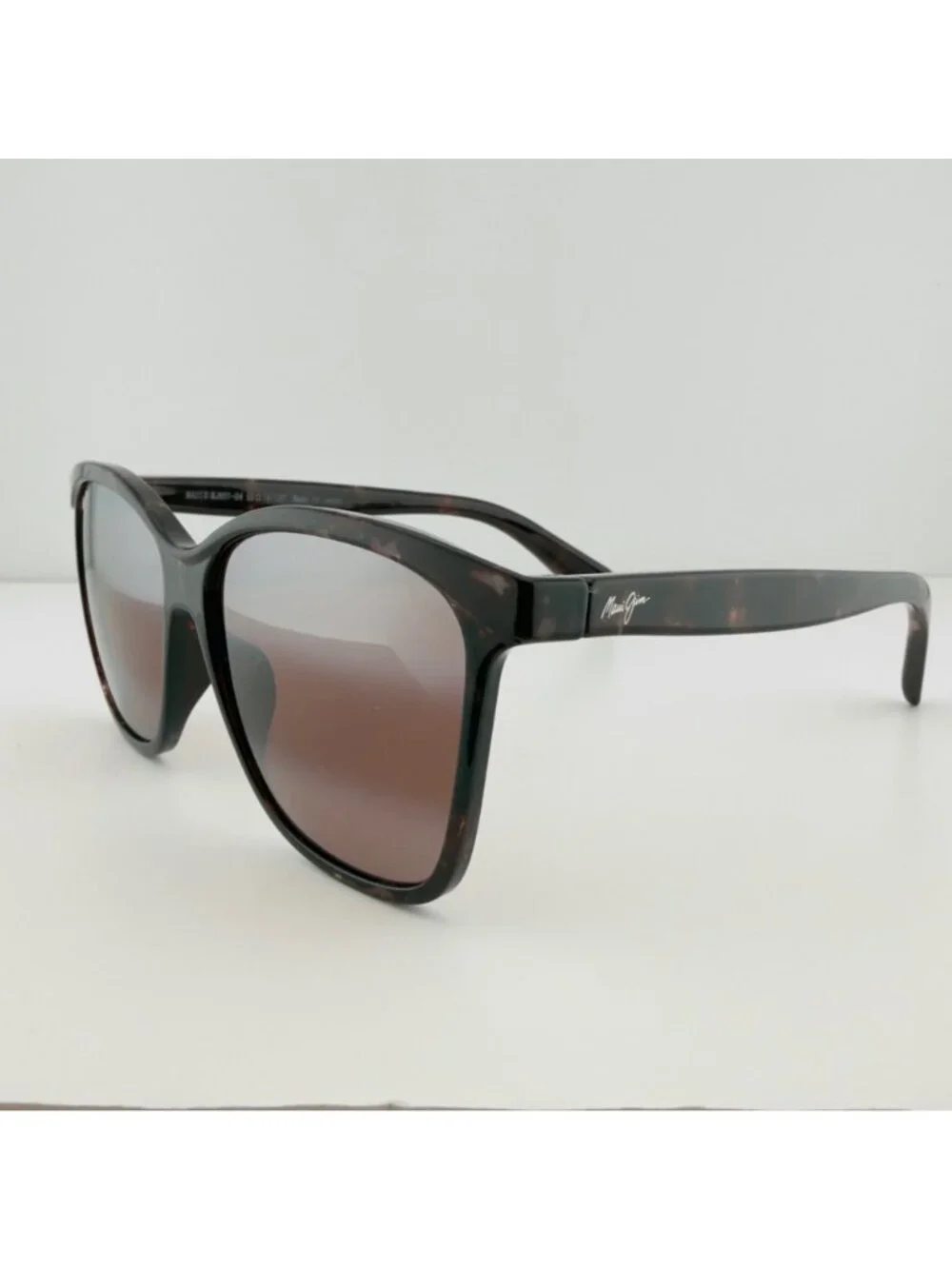 Maui Jim Sunglasses Liquid Sunshine Oversized MJ 601-04 Tortoise Rose 58 14 137
